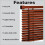 Ruby Deals PVC Venetian Blind Blinds Window 25mm Thin Slats Kitchen 2