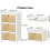HOMIDEC Wardrobe Storage Organiser - 3 Tier Stackable Clothes Storage 6