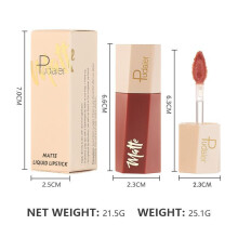 (Matches the image) 14 Colors Lip Glaze Non-Stick Long Lasting Red Lip Mud Highly Saturated Matte Liquid Lipsticks Makeup Lip Gloss