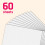60 Sheets - 350gsm A3 White Card, Thick Card Paper 3