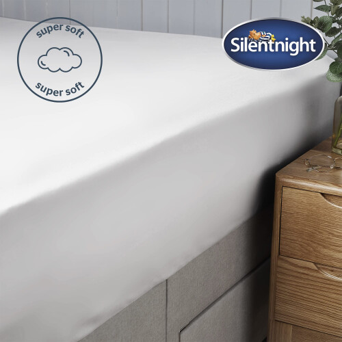 Silentnight Silentnight Supersoft Natural Fitted Sheet 1