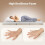 Gwydre Tri-fold Memory Foam Mattress, Single Foldable Mattress Portable Floor Be 6