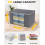 KALAHOL 90L Large Capacity Clothes Storage Bags with Zips 6