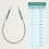 KnitPro Zing Fixed Circular Needles 9" (22.5cm) | 3.00mm 4