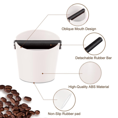 Coffee Knock Box 4.8 Inch Espresso Knock Box Coffee Bin Barista 2