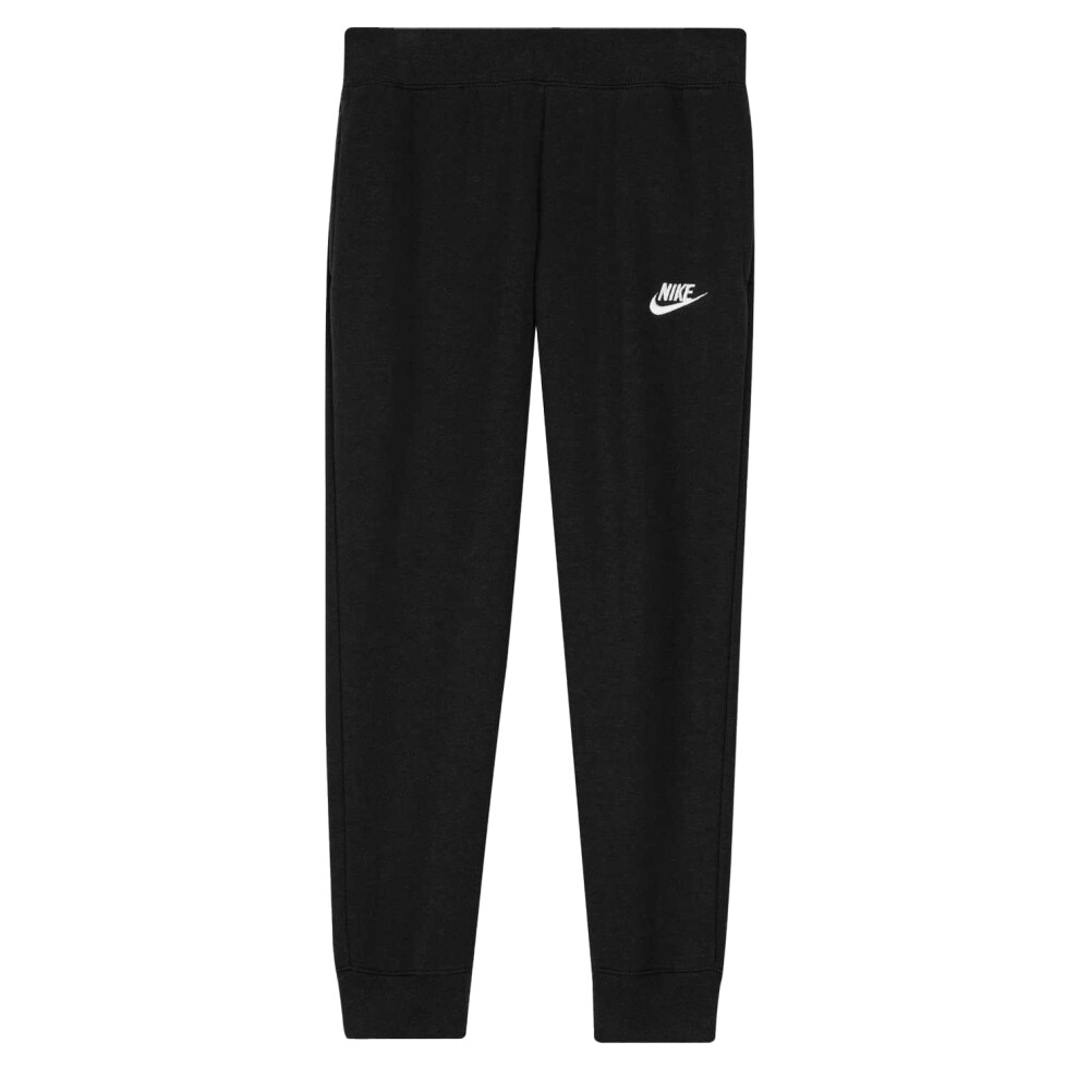 Nike (13 Years, /White) Girls Cotton Blend Jogging Bottoms Black