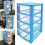 Mini 4 Drawer Plastic Storage Tower 6