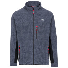 (XXXL, Navy Stripe) Trespass Mens Jynx Full Zip Fleece Jacket