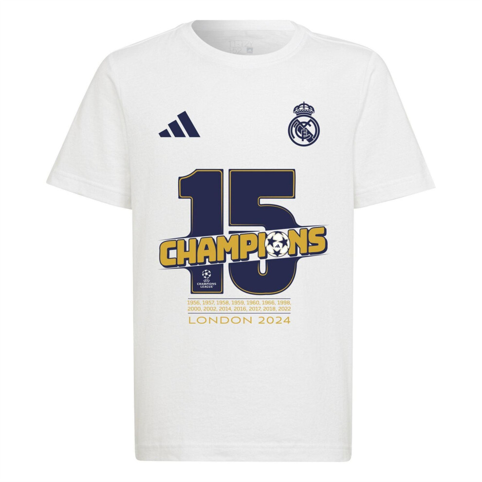 Adidas (13 Years, White) Childrens/Kids Winners Real Madrid Cf T-Shirt