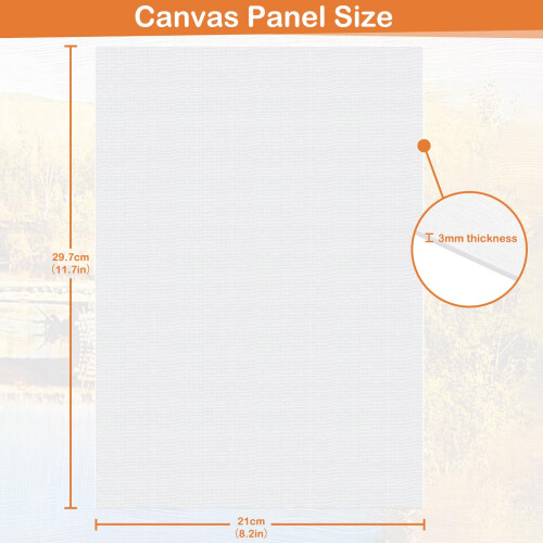 Koncci A4 Canvas for Painting 21X29.7cm 1