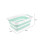 Addis Addis 517934 Foldable Rectangular Laundry Basket - White & Aqua Haze 6