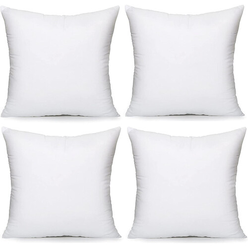 NIGHTSLEEP 4 X Cushions Inner Pads Cushion Stuffer Inserts