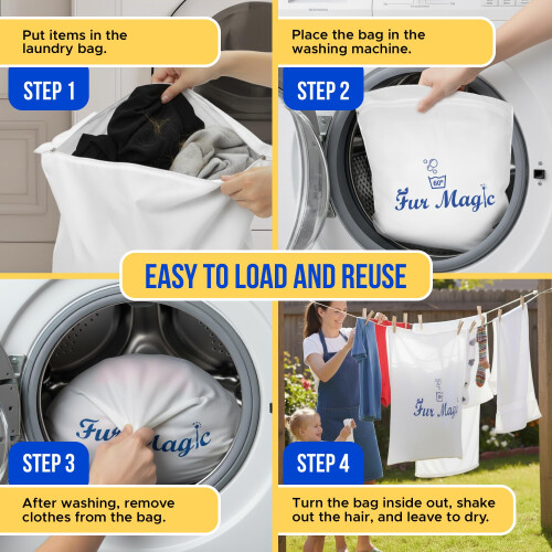Fur Magic Pet Laundry Bag Keeps Your Washing Machine Free From Pet 2