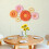 EASY JOY Daisy Paper Flower Wall Decoration Spring Artificial Paper 6