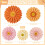 EASY JOY Daisy Paper Flower Wall Decoration Spring Artificial Paper 2
