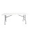 REQUISITE NEEDS Heavy Duty 6ft Folding Trestle Table Plastic 4
