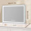 halumao Vanity Mirror with Lights - 80 x 60 cm Large Makeup Mirror wit 6