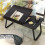 Laptop Bed Table with Foldable Legs & Cup Holder 5