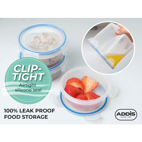 Addis Addis Clip Tight Food Storage Container 2 Litre Narrow Rectangle 2