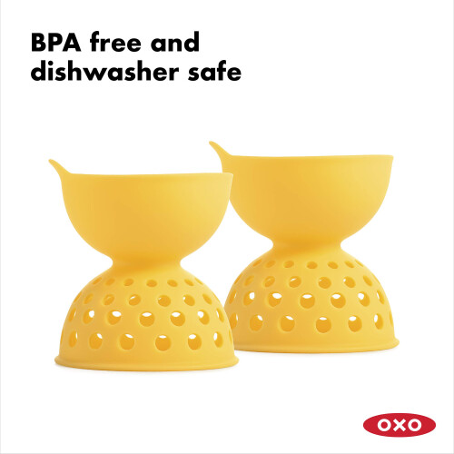 OXO Good Grips 2-Piece Silicone Egg Poacher Set 1