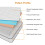 Sleremind Double Mattress - 7-Zone Hybrid Pocket Spring Medium-Firm Be 4