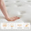 Sleremind Double Mattress - 7-Zone Hybrid Pocket Spring Medium-Firm Be 5