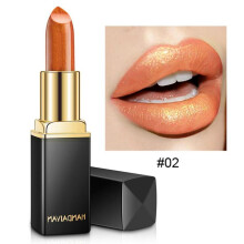 (Matches the image) 9 Colors Gliter Lipstick Mermaid Ji Shiny Pearlescent Warm Lipstick Highly Pigmented Lipstick Lip Gloss