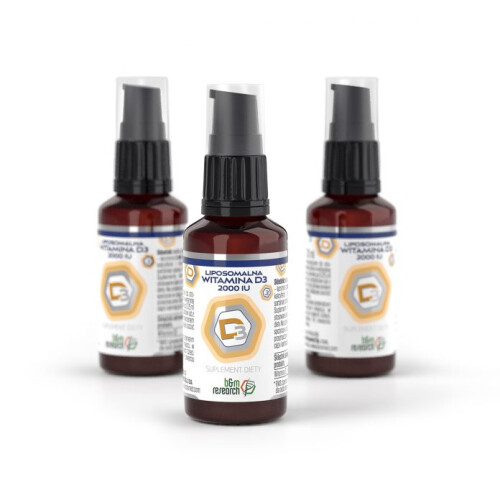 B&M Witamina D3 Liposomalna 2000Iu + Pipeta 1