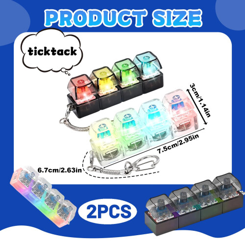 2PCS Fidget Keyboard - Keyboard Fidget 1