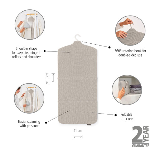 Brabantia Brabantia - Foldable Steam Board - for High Pressure Clothes Steaming 1