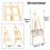 Easel Stand for Wedding - Easel Display Stand 59" Canvas Stand for Pai 4