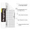TECKWRAP White Permanent Vinyl 12" x 5ft (30.5cm x 153cm) 2