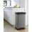 Curver CURVER 50L Kitchen Pedal Deco Bin - 50 Litres - Matt Silver 3