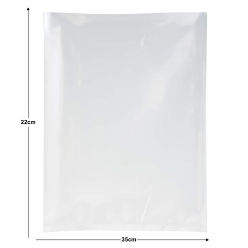 500 x Clear Plastic Freezer Bags on Roll 1