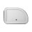 Brabantia Brabantia Roll Top Bread Bin - Matt Steel, 348921 3
