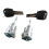 1 Set Dörrlåscylinder 604837167 604837168 för  , Bora, , för 2