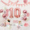 10th Birthday Decorations Retro Pink Rose Gold 5