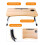 CROWNSHOP Laptop Table - 60 X 40 X 28cm Bed Table 4