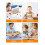 CROWNSHOP Laptop Table - 60 X 40 X 28cm Bed Table 6