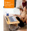 CROWNSHOP Laptop Table - 60 X 40 X 28cm Bed Table 3