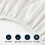 ChComfort Deep King Size Fitted Sheet with 2 Matching Pillowcases 3