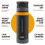 Thermos Thermos - Matt Black Ultimate Flask (900ml) 2