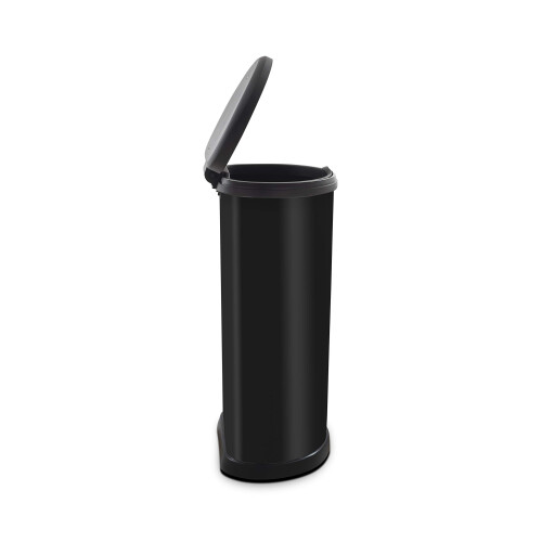 Curver CURVER Metal Effect One Touch Deco Bin - Recycled Plastic 2