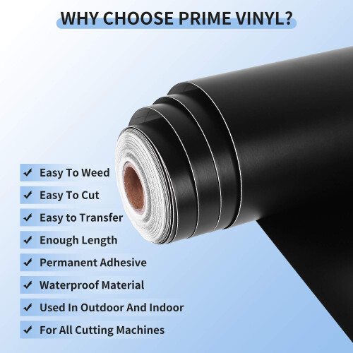 Prime Vinyl Matte Dark Blue Permanent Vinyl 2