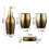 Rose Gold Ceramic Bathroom Accessories Set with Lotion Bottle and Soap Dish 6