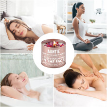 PRSTENLY Auntie Gifts - 9OZ Lavender Jar Candle Gifts for Best Auntie
