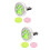 2Pièces Diffuseur Parfum Clip Aromathérapie Couleurs Variées 6