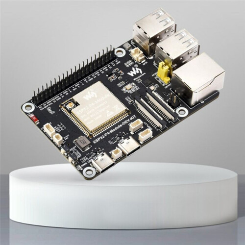 Waveshare Placa de Desenvolvimento ESP32-P4-Module com Alto-Falante Touchscreen de 10,1 Polegadas e Suporte para Wi-Fi6/BLE, Porta Ethernet RJ45 100M 1