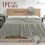 Pizuna 100% Cotton Flat Sheets - Double Dark Brown 3