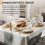 HaWare Dinner Set - 6 Piece Stoneware Dinnerware Service for 2 5